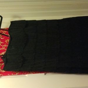 Bizz girl tassel black strap dress NWT size M